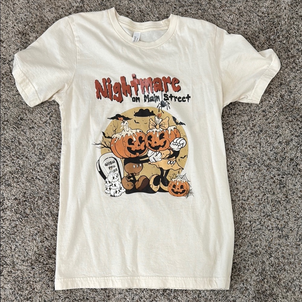 Disney Cream Halloween Tee - Short Sleeve